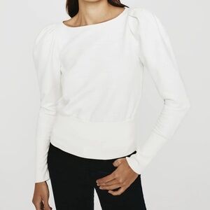 AG Walker Puff Shoulder Sweatshirt